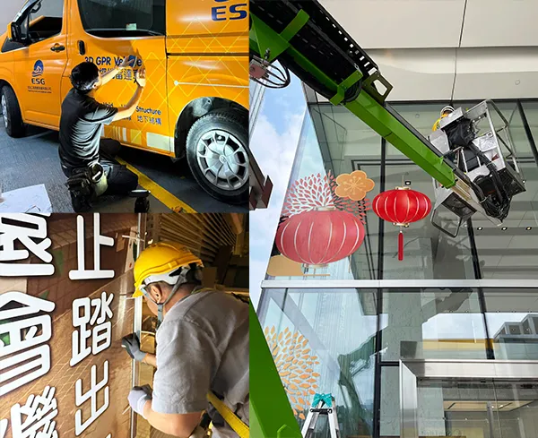 「代辦安裝服務」專業廣告安裝團隊，含車身貼紙、帆布Banner、燈箱安裝
