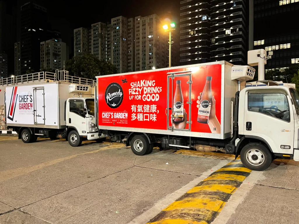 「車身廣告」貨車車身貼紙安裝完成案例 23